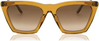 Illesteva Lisbon LSB22BRG Mens Sunglasses Orange Size 55