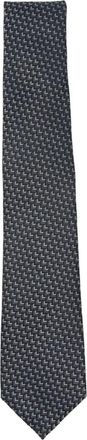 Giorgio Armani Cravatta con motivo geometrico - Blu