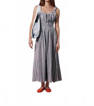 FRNCH Obea Dress In Blue Denim