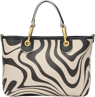 Braccialini Beth Print Tote Bag - Dames - Tassen - Veelkleurig - Maat: ONE Size Zijde
