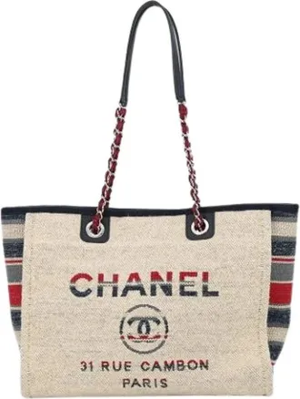 Chanel Pre-owned Tote Bag - Dames - Vintage Shopper - Veelkleurig - ONE Size - Vintage