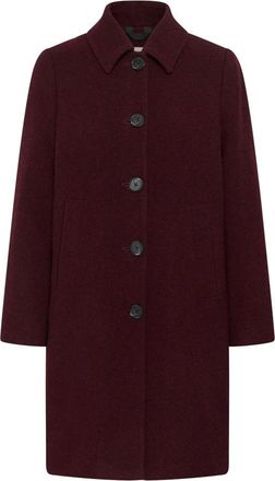 Part Two Single-Breasted Coat - Dames - Mantel - Rood - S - Jassen