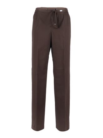 Fay Easy Pant Drawstring Straight-Leg Pants