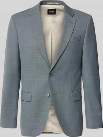 HUGO BOSS Regular Fit Anzugsakko aus Schurwoll-Mix Modell JASPER in Lind Melange, Gr&ouml;&szlig;e 102