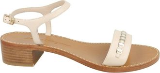 Ferragamo Tremiti Leather Sandals