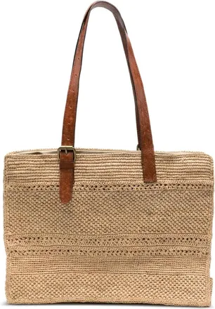 Ibeliv Tassen, Dames, Beige, ONE Size, Nomade Raffia Bag