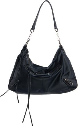 Balenciaga Le City Moto Nylon Messenger Bag in 1000 Black at Nordstrom