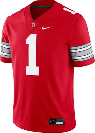 Nike Ohio State Nike Mens Dri-FIT College Game Jersey in Red | NC2F0IYXOH-MVV