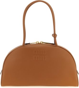 Miu Miu Brown Calfskin Shoulder Womens Bag