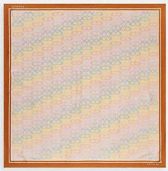 Coach Signature Rainbow Print Silk Square Scarf