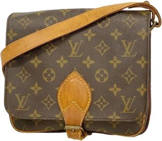 Louis Vuitton Pre-owned Cross Body Bags, female, Brown, Size: ONE SIZE Pre-owned Canvas Shoulder Bag