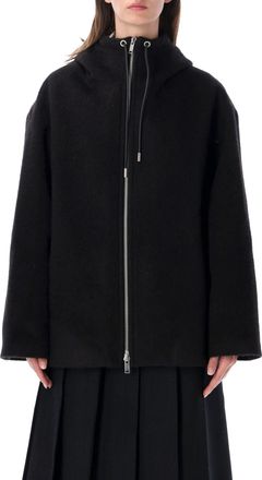STUDIO NICHOLSON Boxy Oversized Zip Hoodie