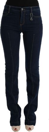 Costume National Chic Fla Cotton Jeans in Womens