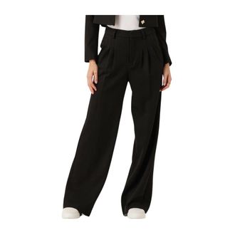 Notre-V Broeken, Dames, Zwart, L, Elegante Zwarte Pantalon