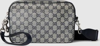 Gucci Essence Classic Small Crossbody Bag, Blue, GG Canvas