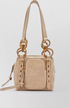 Prada mini calfskin shoulder bag