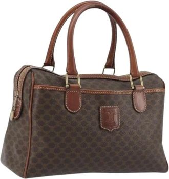 Celine Pre-owned Vintage Hand Bag - Dames - Vintage Handtas - Bruin - ONE Size - Leer - Vintage