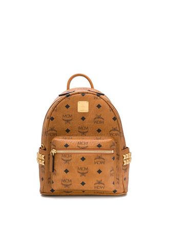 MCM Leren rugzak - Bruin