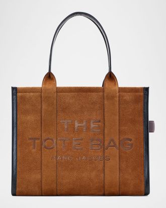 Marc Jacobs The Large Leather & Suede Tote Bag