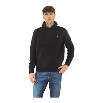 Ralph Lauren Heren, Sweatshirts & Hoodies, Zwart, Maat: M Katoen
