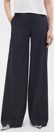 Theory Linen Blend Wide Leg Pants in Concord at Nordstrom Rack, Size 2