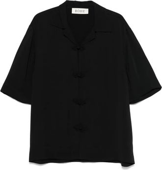 Róhe Camicia con applicazioni - Nero