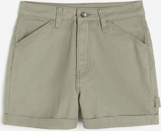 H&M Cargoshorts mit hohem Bund - Green