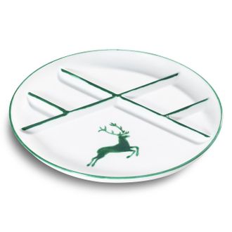 Gmundner Keramik Gmundner Ceramics Green Stag, Plato Para Fondue