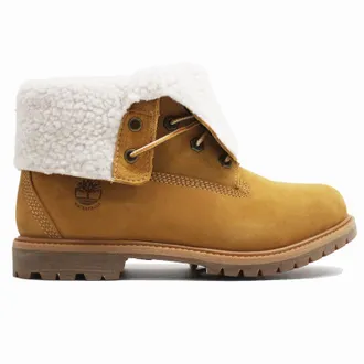 Timberland Authentic Mid Leather Textile Womens Ankle Boots - Wheat - Size:UK 6.5