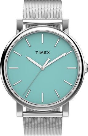 Timex OG 38mm Stainless Steel Bracelet Watch in Blue/Silver-Tone at Nordstrom