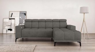 HOME AFFAIRE Ecksofa »CAZIE, Designsofa, L-Form, trendige Bubble-Optik,« L-Form mit Wellenunterfederung, Recamiere rechts/links bestellbar