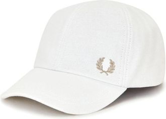 Fred Perry Katoenen Hoed - Heren - Petten - Wit - ONE Size - Katoen - Accessoires