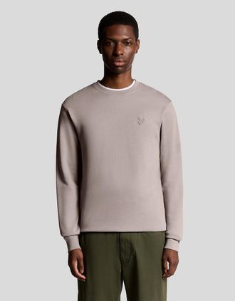 Lyle & Scott Lyle And Scott Mens Superfine Cotton Crew Neck Sweatshirt - Grey - Size: XXL
