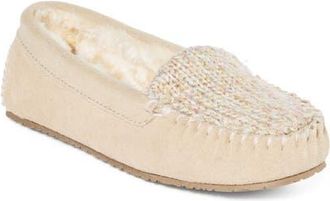 Minnetonka Cosi Venetian Slipper in Sparkle Tan at Nordstrom, Size 11