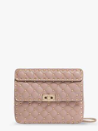 Valentino Garavani Borsa a tracolla Rockstud Spike in pelle con iconiche borchie all-over - VALENTINO GARAVANI - gender_Woman