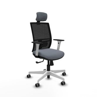 Piqueras y Crespo Silla De Oficina Piqueras Y Crespo Yunquera Blanco Respaldo Fijo