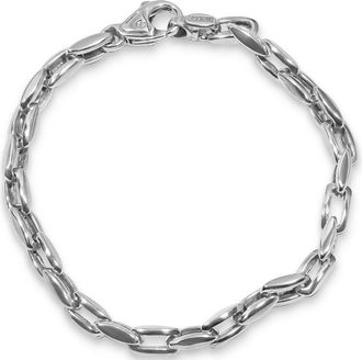 Pompeii3 Mens Square Link 14k Gold (25gram) or Platinum (40gram) 5.5mm Bracelet 8.5