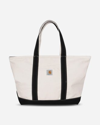 Carhartt Work in Progress Canvas Beach Tote Bag Natural / Black