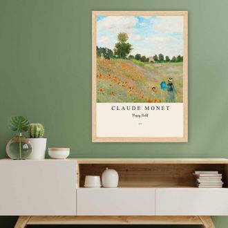 Dmora Cuadro Mibano, Estructura De Tela, Madera Noble, Estructura De Madera Noble, 35x45h Cm Multicolor
