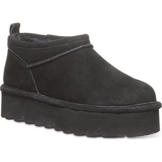 Bearpaw Retro Super Shorty Water Repellent Platform Boot in Black at Nordstrom Rack, Size 9