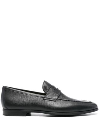 Magnanni Diezma II leather loafers - men - Rubber/Calf Leather/Calf Leather - 43.5 - Black
