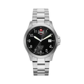 JDM Military Alpha I Black Dial Mens Watch JDM-WG001-09