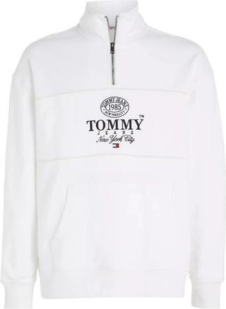Tommy Hilfiger TJM RLX Luxe Athletic 1/2 Zip - Heren - Vesten met rits - Wit - XL - Hoodies & sweatvesten