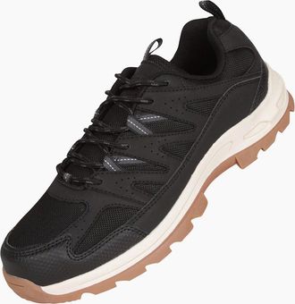Mountain Warehouse Mens Mountain Warehouse Mens Highline II Walking Shoes - Black - Size: 11