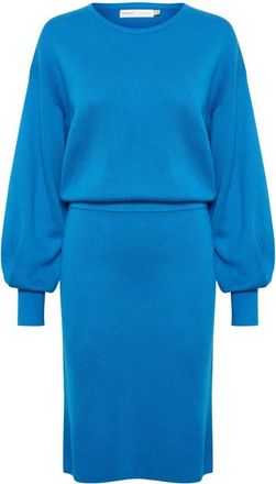 Inwear Midi Jurken - Dames - Casual kleedjes - Blauw - XL - Kleedjes