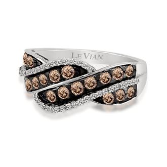Le Vian Ladies Chocolate Diamond Rings set in 14K Vanilla Gold