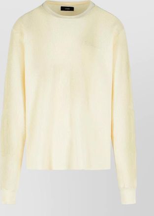 Amiri cotton crew neck long sleeve t shirt