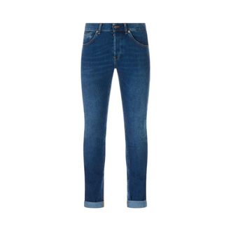 Dondup Slim-fit Jeans, male, Blue, Size: W34 George Skinny Jeans