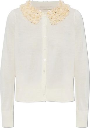 Ulla Johnson Wool Cardigan Anna - Dames - Vesten - Beige - XS - Wol - Truien & Vesten