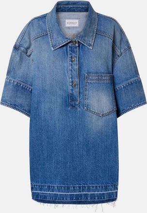 Givenchy Oversized polo denim minidress
